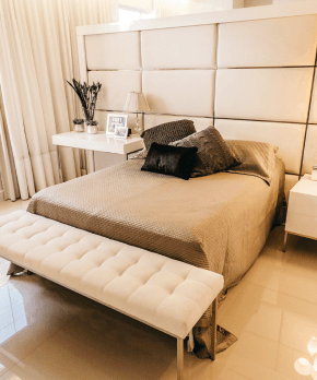 Bedroom with neutral tones